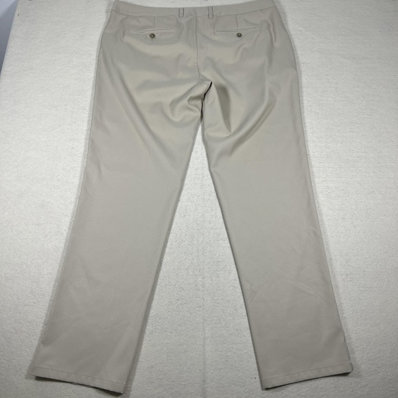 Mizzen+Main Pants Mens 38x32 Beige Baron Chino Athletic‎ Performance Golf - Picture 8 of 8